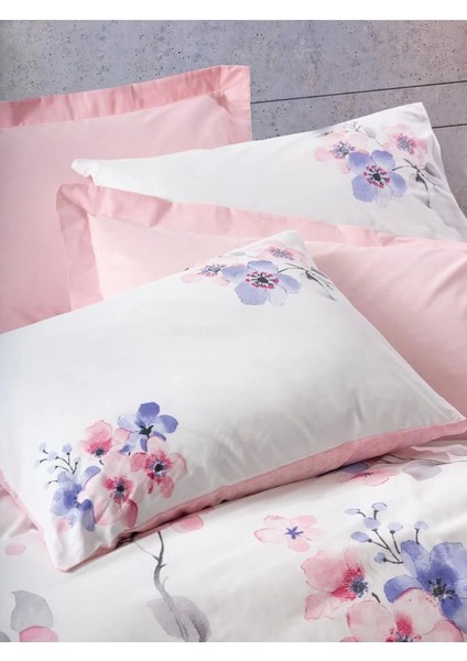Cotton Box Ranforce Nevresim Takımı Çift Kişilik Jayda Pembe