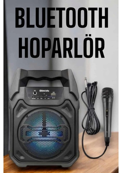 Güçlü ve Şarj Edilebilir Bluetooth Hoparlör 6.5 Inç