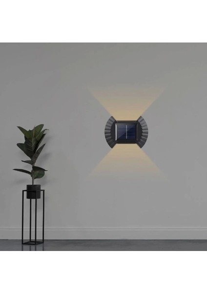 Noas YL84 8001 S LED 5W Solar Aplik 3200K Gün Işığı