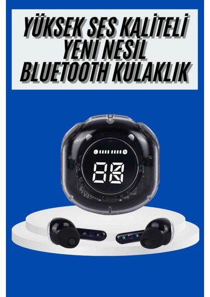 Ultrapods LED Göstergeli Oyuncu Kulaklığı Anc Destekli Bluetooth 5.3