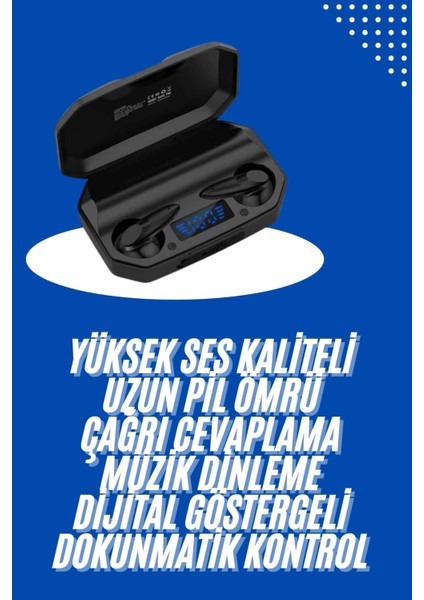 Gaming Kulaklık Bluetooth 5.2 Kablosuz Kulakiçi Rgb Işıklı Çift Mikrofonlu