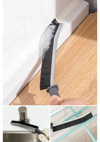 2li Çok Amaçlı Multi Ince Temizlik Fırçası Derz Arası Banyo Mutfak Lavabo Detay Temizleme Fırçası