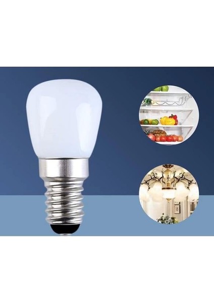 Cata Ct 4261 2W Buz Dolabı LED Ampul 6400K Beyaz Işık E14 Duy