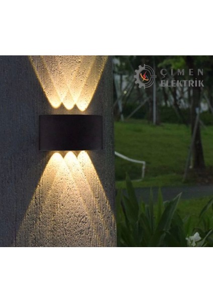 Noas YL83 1012 Dış Mekan 6W LED Aplik 3000K Gün Işığı