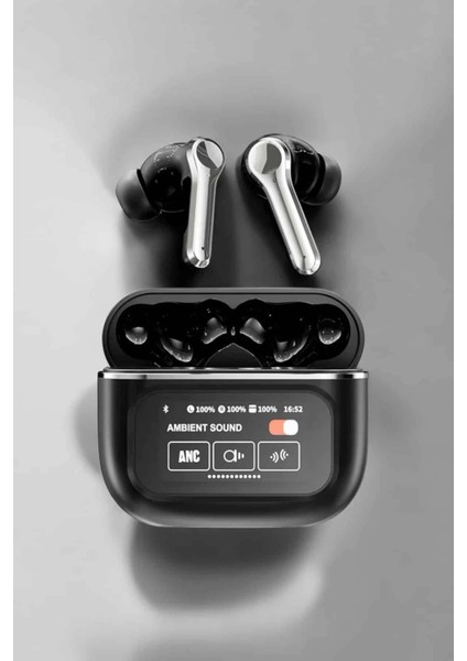 Yeni Nesil Bluetooth Kulaklık Ekranlı Yüksek Ses Kaliteli Uzun Şarj Süreli