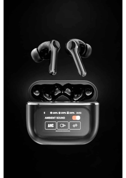 Yeni Nesil Bluetooth Kulaklık Ekranlı Yüksek Ses Kaliteli Uzun Şarj Süreli