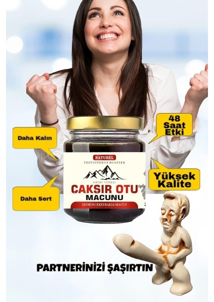 Bitkisel Çakşır Otu Macunu Erkeklere Özel Performans Yükselticili Macun Mucize