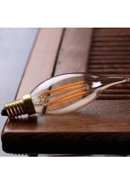 Cata Ct 4281 4W Rustik LED Ampul 2700K Amber E14 Duy