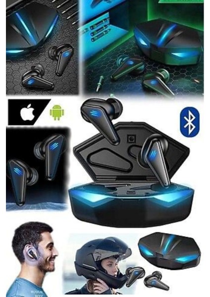 Wireless Gaming Kulaklık Mikrofonlu Bluetooth Oyuncu Kulaklığı