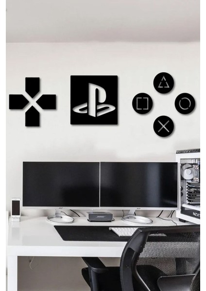 Elite Gamer Oyuncu Playstation Kafe Duvar Dekor Tablo Hediyelik Eşya Duvar Süsü 1 Adet fiyatları