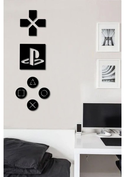 Elite Gamer Oyuncu Playstation Kafe Duvar Dekor Tablo Hediyelik Eşya Duvar Süsü 1 Adet modelleri