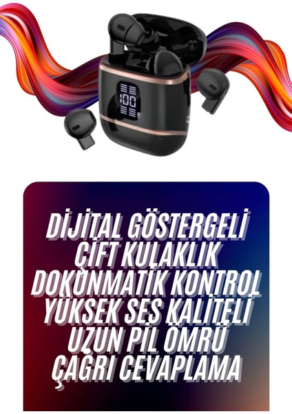 Çift Kulaklıklı Kulakiçi Bluetooth Anc Enc Kablosuz Kulaklık