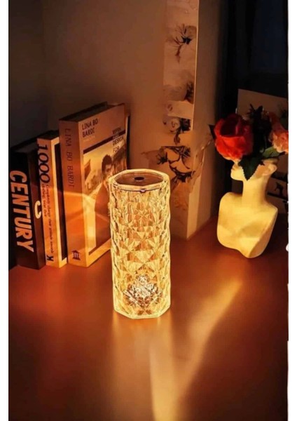 Kristal Dokunmatik ve Kumandalı Masa ve Gece Lambası