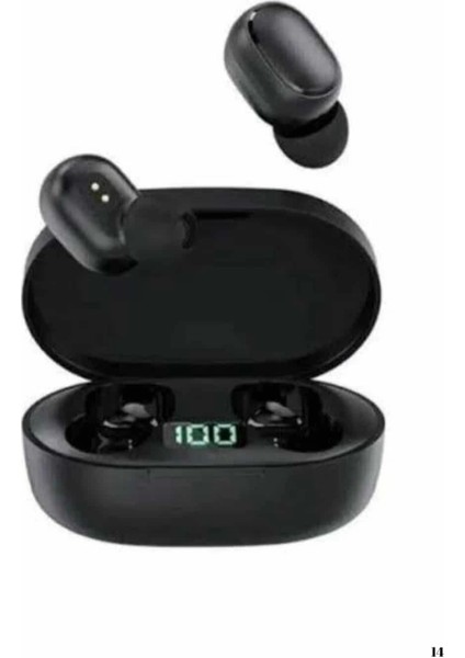 Kulaklık Dijital Göstergeli Bluetooth Bağlantılı Kablosuz Kulak Içi Mikrofonlu Dokunmatik Kontrol