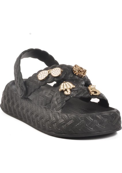 804 Z Siyah Kadın Terlik