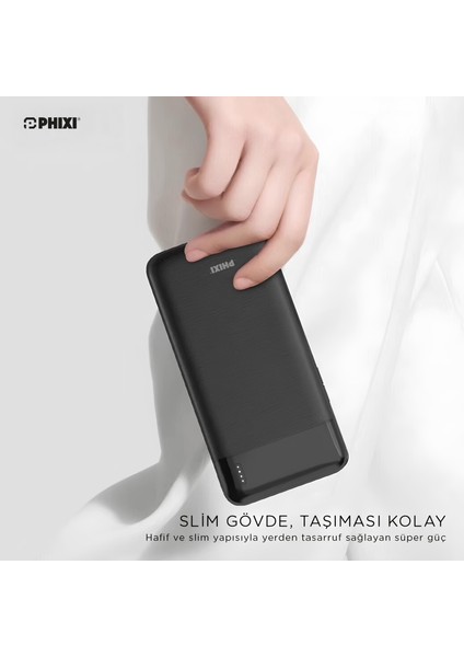Basic P10 10000mAh Powerbank 10W - 2 Port LED Gösterge - Taşınabilir Şarj Cihazı fırsatları