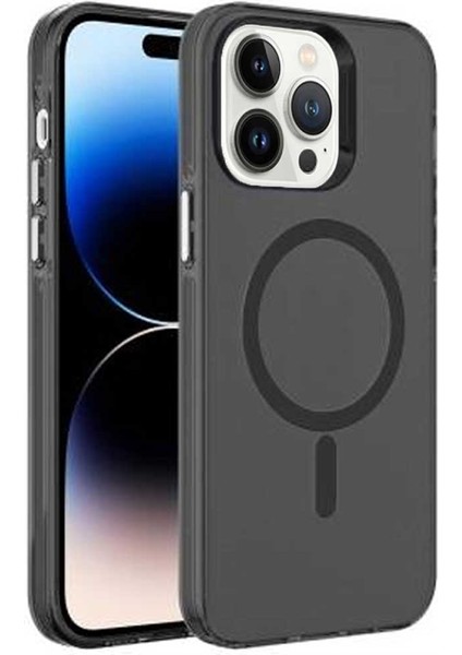 Apple iPhone 14 Pro Max Uyumlu Magsafe Buzlu Pandora Kılıf