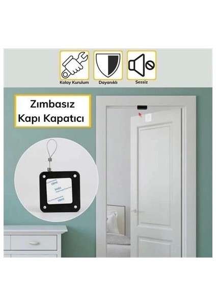 Ev Ofis Dış Kapı Otomatik Kapı Kapatma Aparatı