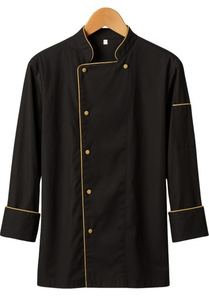 MKWorkwear İsim Nakış Seçenekli - Osaka Şef Ceketi – Modern Aşçı Kıyafeti | Erkek & Kadın Kullanıma Uygun | Kişiye Özel Üniforma ve İş Elbiseleri