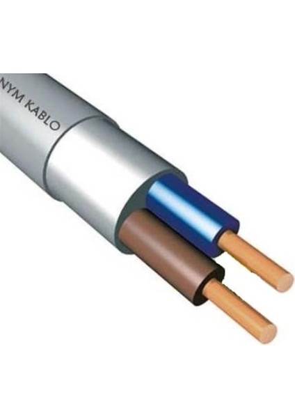 Nym Kablo Bakır 2x4 - Elektrik Tesisatı Için Kaliteli Kablo