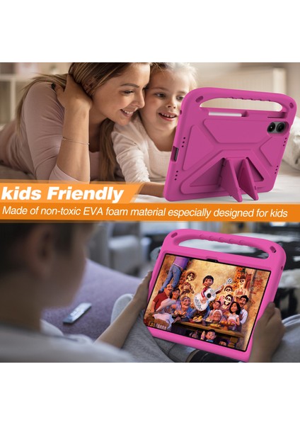 Xiaomi Redmi Pad Pro/redmi Pad Pro 5g/poco Pad Eva Kılıf El Tutacağı Destek Standı Tablet Kılıfı -Gül (Yurt Dışından)