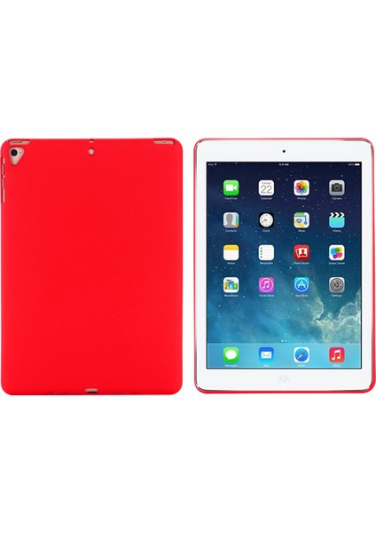iPad 9.7 Inç (2018)/(2017)/IPAD 5 Tam Gövde Ince Yumuşak Sıvı Silikon Darbeye Dayanıklı Koruyucu Kılıf-Kırmızı (Yurt Dışından) fiyatları