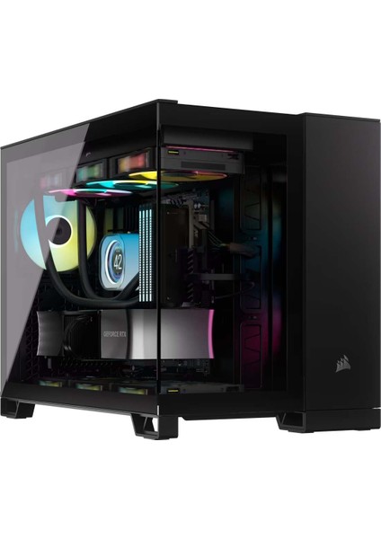 Corsaır 2500X Mid-Tower Dual Chamber Pc Case - Black (CC-9011265-WW)