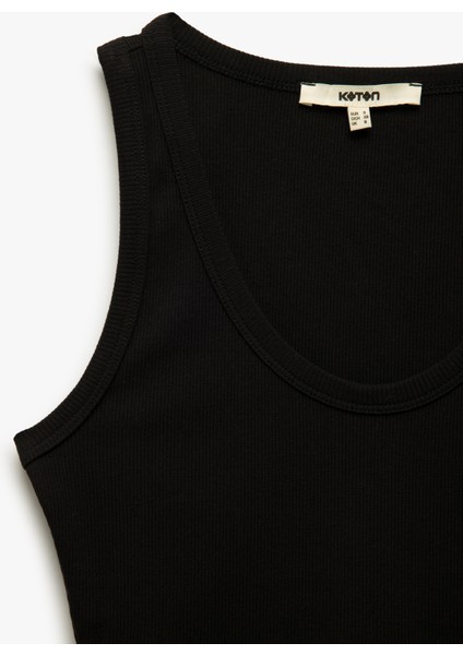 Yeni Sezon Regular Fit Pamuklu Kolsuz U Yaka Atlet