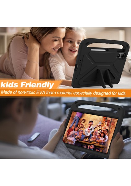 Xiaomi Redmi Pad Pro/redmi Pad Pro 5g/poco Pad Eva Kılıf El Tutacağı Destek Standı Tablet Kılıfı -Siyah (Yurt Dışından)