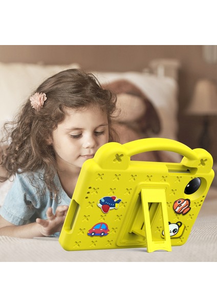 Xiaomi Redmi Pad Se 4g 8.7 Inç Kılıf Çocuklar Karikatür Eva Tablet Kickstand Kılıfı-Sarı (Yurt Dışından) fırsatları