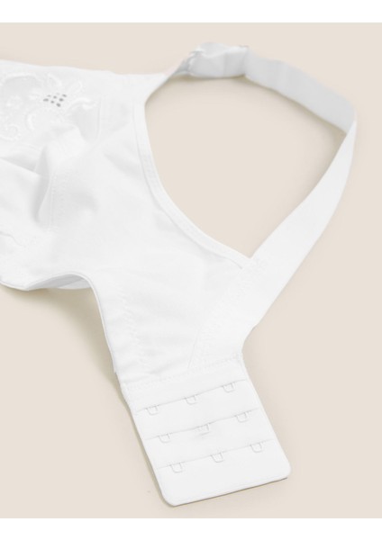 İşleme Detaylı Toparlayıcı Pamuklu Sütyen modelleri