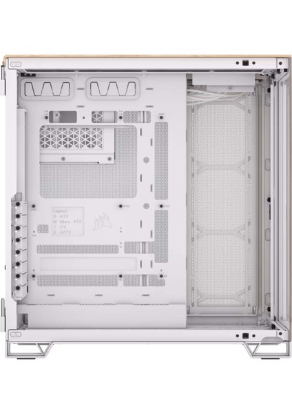 Corsaır 6500X Mid-Tower Dual Chamber Pc Case - White/bamboo Wood (CC-9011284-WW) fırsatları