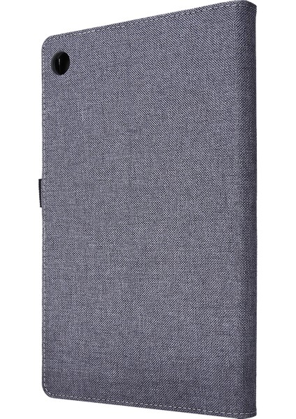 Kart Yuvaları Tasarım Kumaş Doku Pu Deri Katlanır Folio Stand Kılıfı Realme Pad 10.4 Inç-Gri (Yurt Dışından) fırsatları