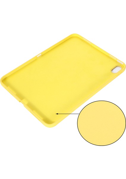 iPad (2025)/10.9 (2022) Için Düşmeye Karşı Tablet Kılıfı Sıvı Silikon Koruyucu Kaymayan Tablet Kılıfı-Sarı (Yurt Dışından) indirimleri