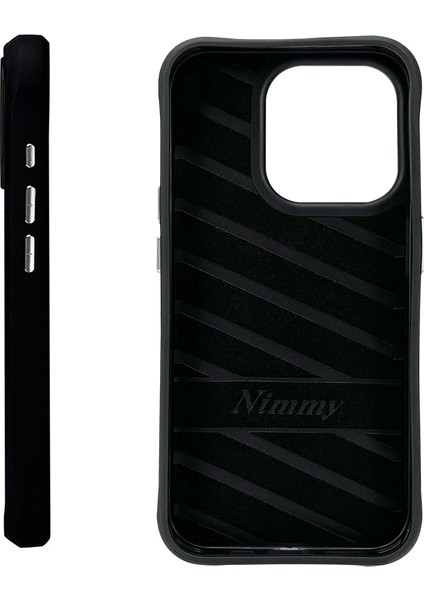 iPhone 15 Pro Max Uyumlu 3D Gözlük Fermuar Köpek Detaylı Nakış İşlemeli Kabartmalı Cool Cute Kılıf