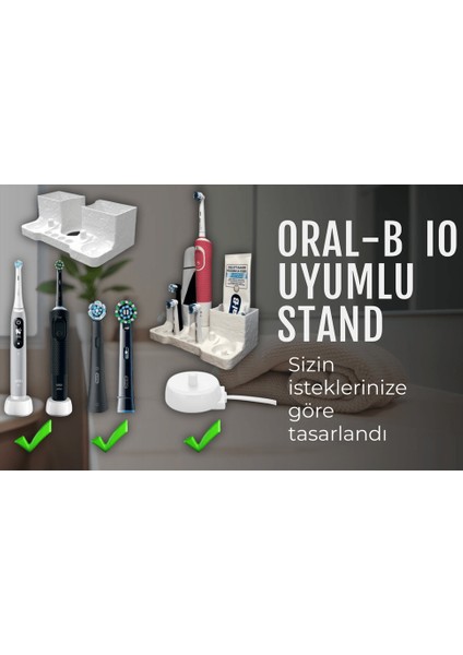 Oral B Resimdeki Modeller ile Uyumlu Stand ve Organizer 4makina ve 2makinalı fiyatları