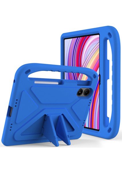Xiaomi Redmi Pad Pro/redmi Pad Pro 5g/poco Pad Eva Kılıf El Tutacağı Destek Standı Tablet Kılıfı -Mavi (Yurt Dışından)