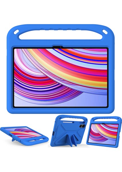 Xiaomi Redmi Pad Pro/redmi Pad Pro 5g/poco Pad Eva Kılıf El Tutacağı Destek Standı Tablet Kılıfı -Mavi (Yurt Dışından) fiyatları