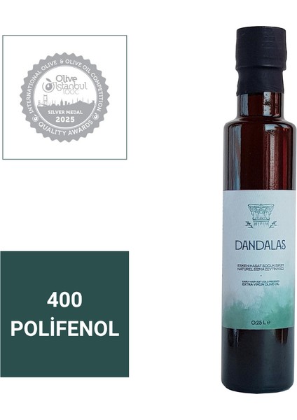 400 Polifenollü Erken Hasat Soğuk Sıkım Naturel Sızma Zeytinyağı