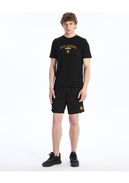Yeni Sezon Bisiklet Yaka Real Madrid Baskili Erkek Taraftar Tisort - S57014Z8 fiyatları