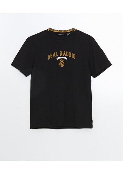 Yeni Sezon Bisiklet Yaka Real Madrid Baskili Erkek Taraftar Tisort - S57014Z8 indirimleri