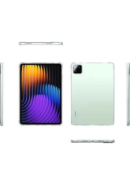 Xiaomi Pad 7 Pro/pad 7 Kılıfı Dört Köşe Darbeye Dayanıklı Şeffaf Tablet Tpu Kılıfı (Yurt Dışından) indirimleri