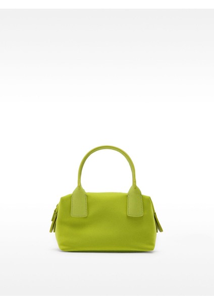 Omuz Askılı Yumuşak Dokulu Tote Çanta