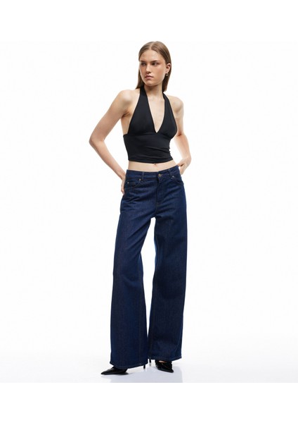 Yeni Sezon Slim Fit Sırt Dekolteli Crop Halter Yaka Büstiyer fiyatları