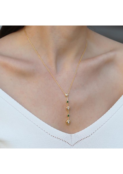 Damla Trend Gold Gümüş Kolye modelleri