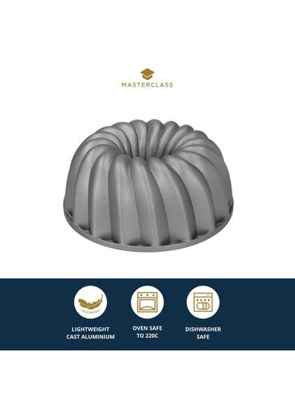 Masterclass Dökme Alüminyum Dekoratif Kek Kalıbı 24.5cm/9 fırsatları