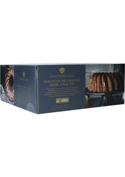 Masterclass Dökme Alüminyum Dekoratif Kek Kalıbı 24.5cm/9