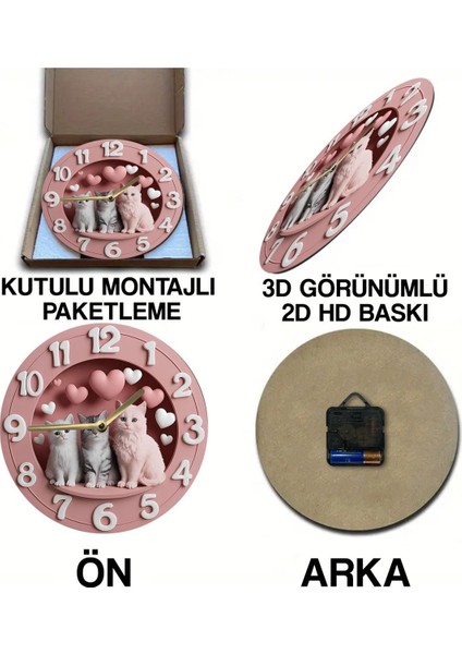 Sessiz Yuvarlak Ahşap Duvar Saati, Kuvars Hareketli 3D Görünümlü 2d Saat Sdw Serisi Sdw 197