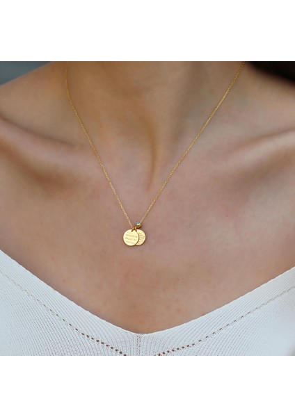 Nazar ve Bereket Dualı Gold Gümüş Kolye fiyatları