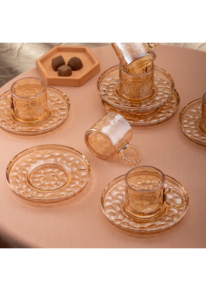 Çifte Kavrulmuş 100 ml 6'lı Kahve Fincan Takımı